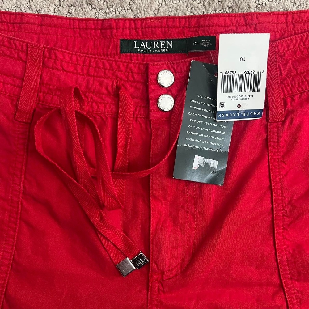 Ralph Lauren Red Cargo Short
